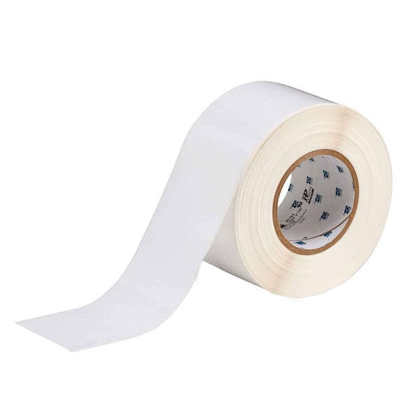 Weather Resistant Polyester Outdoor Labels 3 in W x 300 ft L White